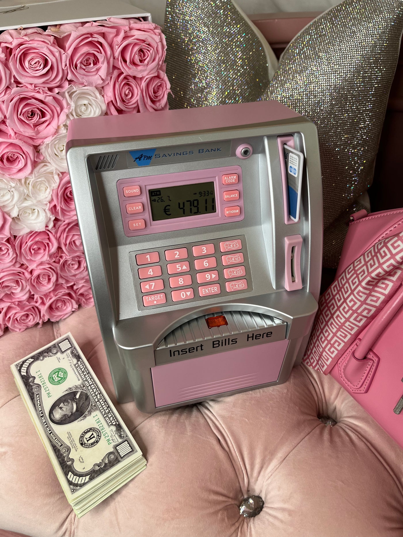 RICH GIRL ATM SAVINGS BANK (PREORDER SHIPS IN 7/10 BUSINESS DAYS)