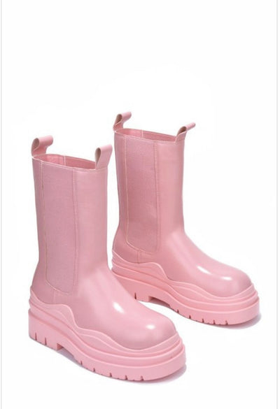 ARI RUBBER BOOTS (PINK)